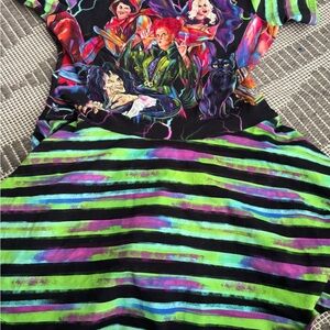 Colorful Graphic Skirted leotard with Stripes